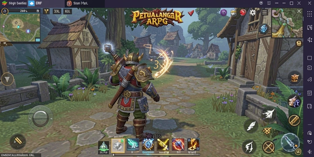 Screenshot gameplay 33L menampilkan aksi petualangan yang mendebarkan.