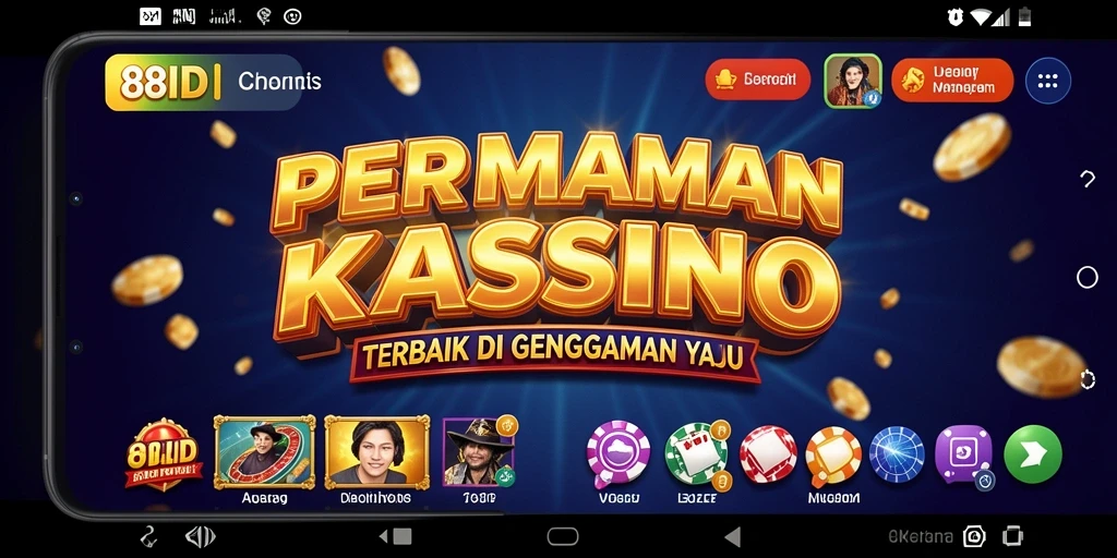 Gameplay seru dan menarik dari 88ID dengan suasana kasino langsung.