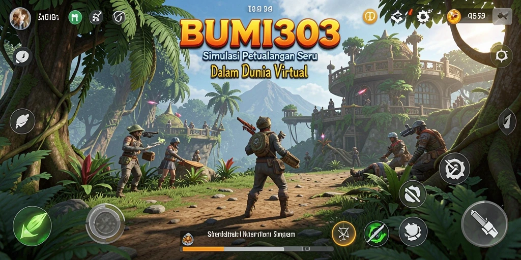 Tampilan gameplay menarik dari BUMI303 dalam simulasi petualangan.