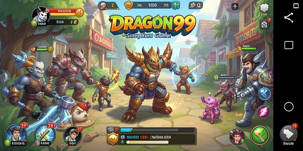 Gambaran menarik dari gameplay seru DRAGON99.