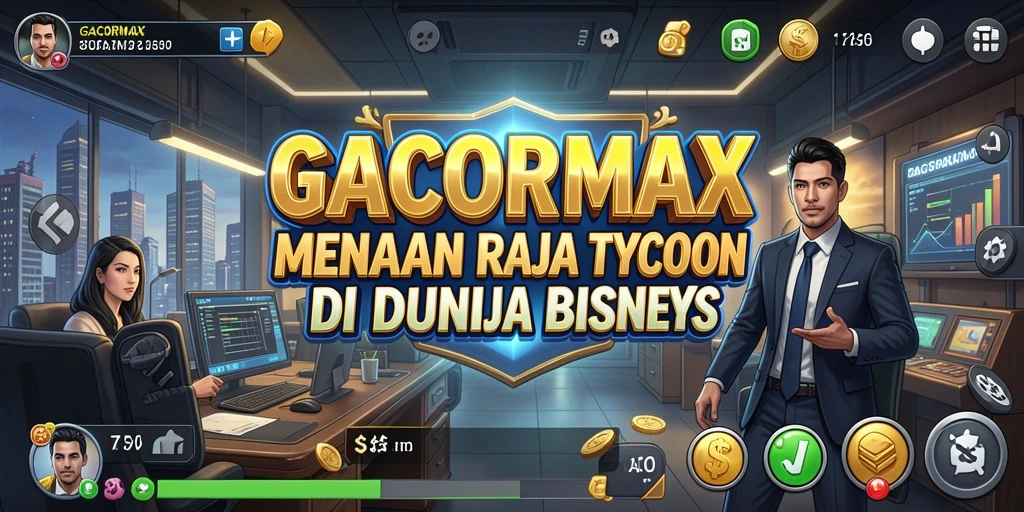 Tampilan grafis menarik GACORMAX dengan gameplay Tycoon yang seru.