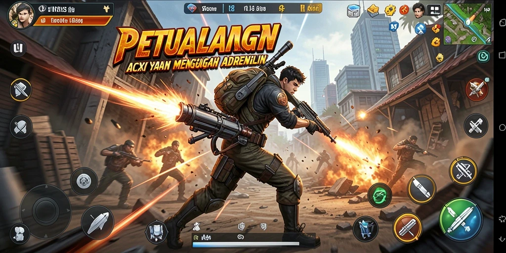Tampilan gameplay IN88 yang penuh aksi dan adrenalin.