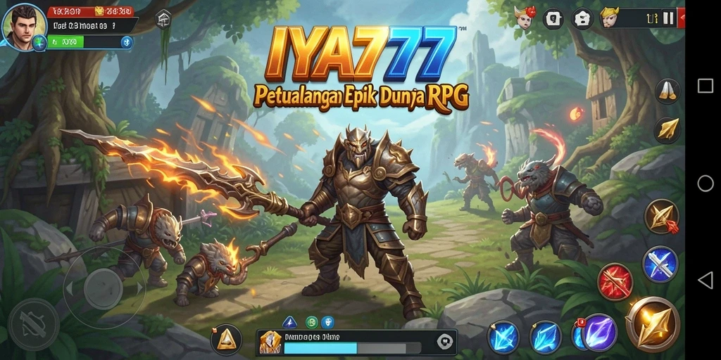 Tampilan gameplay RPG IYA777 yang memukau dan imersif.