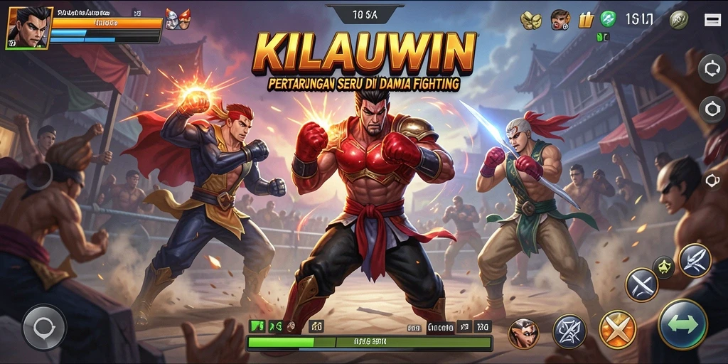 Screenshot KILAUWIN menunjukkan aksi pertarungan yang intens.
