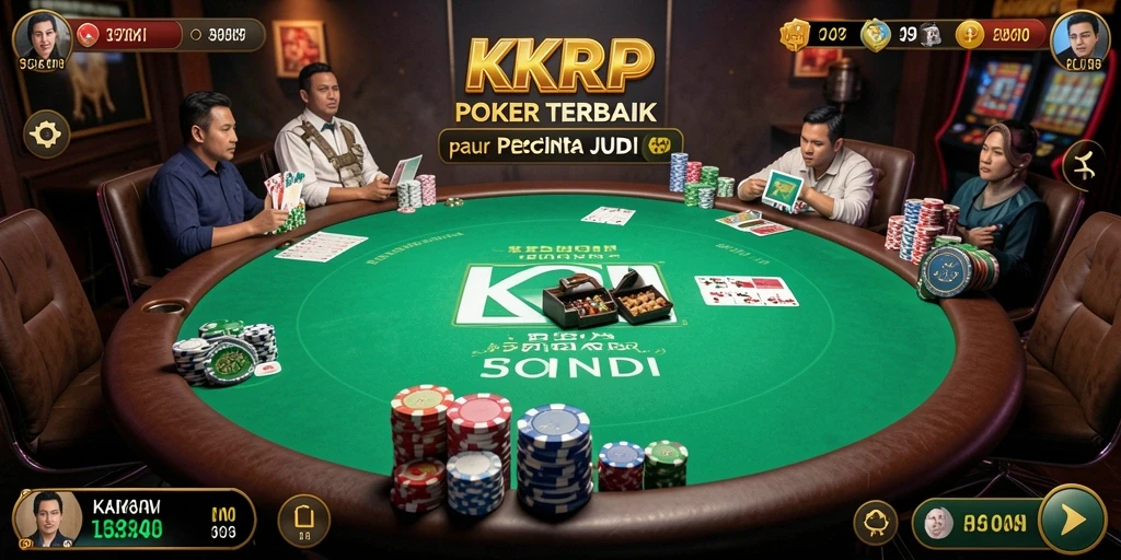Tampilan menarik dari gameplay Poker di KKRP.
