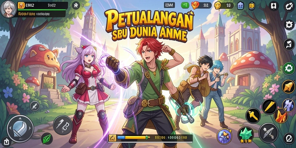 Gameplay seru dengan karakter Anime yang menakjubkan.
