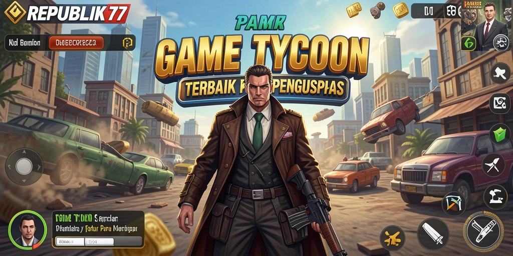 Tampilan gameplay menarik dalam REPUBLIK77 yang mendebarkan.
