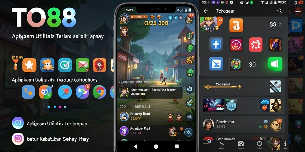Screenshot utama TO88 menampilkan fitur utilitas yang bermanfaat.